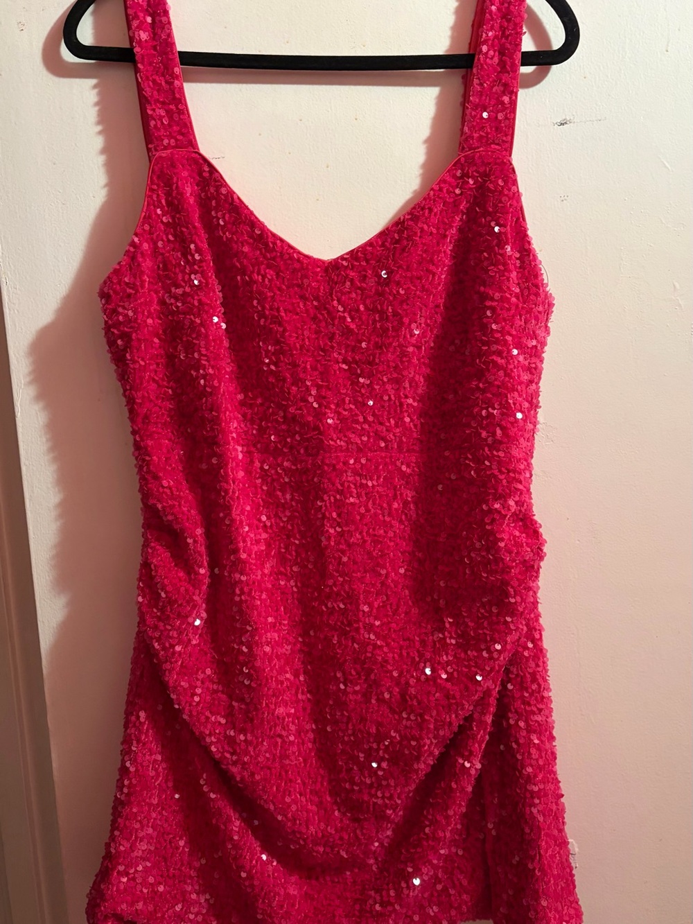 Princess Polly Hot Pink Sequin Mini Dress